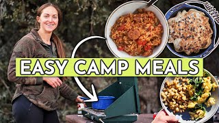What I Eat in a Day CAMPING *the camping meals I never get tired of*