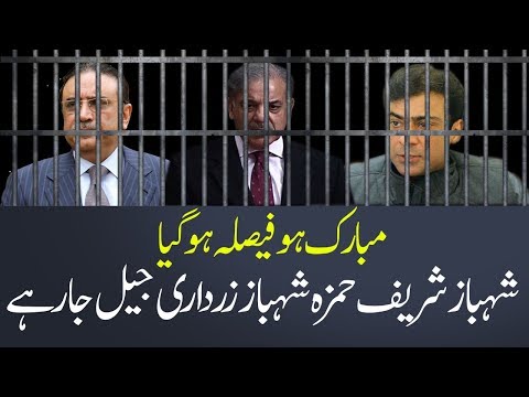 Big Three Looters Shehbaz Sharif Hamza Shehbaz and Asif Zardari are Going to Jail