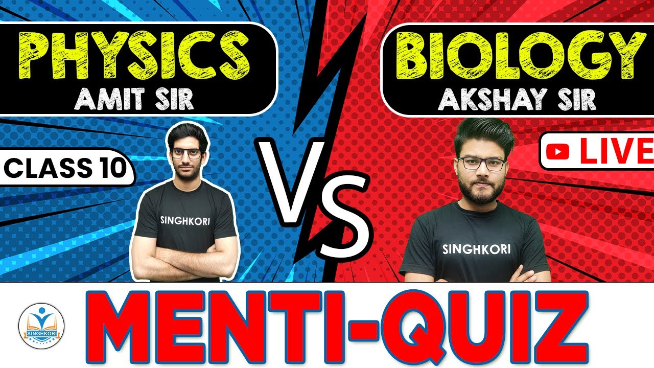 MENTI-QUIZ CLASS 10 SCIENCE PHYSICS + BIOLOGY | MOST IMPORTANT MCQS ...