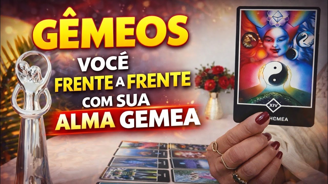 ♥️ GÊMEOS ♥️  ESSE É UM VERDADEIRO ENCONTRO DE ALMAS.