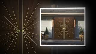 20 best Mid century modern double front doors | Modern double front doors