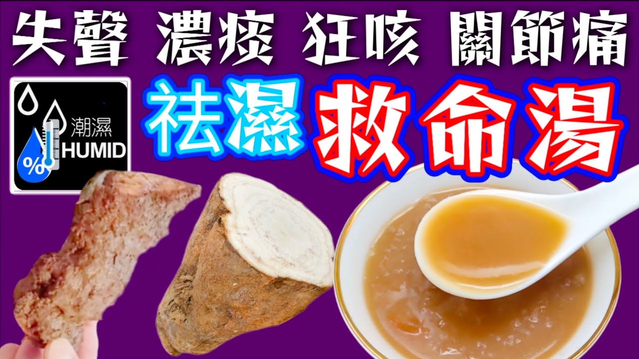 此湯🥣對於👉風濕🦶關節痛🦵失聲🥱濃痰🫢咳嗽😮‍💨有極佳治療作用 👍祛濕💧去水腫🌧️就係最好👍大家快啲煲嚟飲🙏 ❤️描述 及 留言 附有❤️中英文翻譯程序  ♥️English Recipe❤️