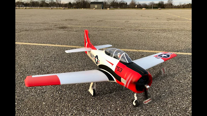 E-Flite T-28 Trojan 1.2m BNF -FAST & LOW