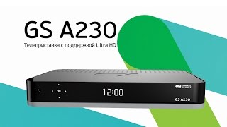 Спутниковая Ultra HD приставка-сервер GS A230(, 2016-02-05T16:21:39.000Z)