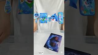 Daddy shark tissues #trend #toys#asmr#papernapkin #experiment#shorts#fyp #babyshark#mylittlepony