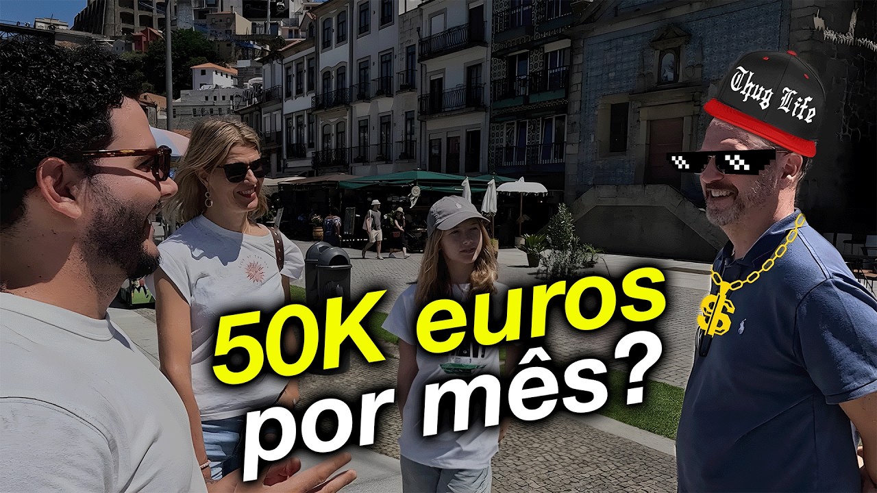 Portugal: Adivinhando o salário das pessoas na ruas do Porto com o @viainfinda