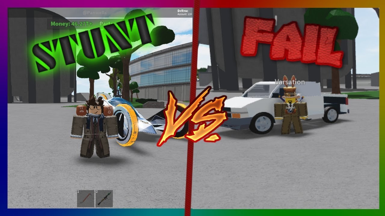 Stunt Vs Fail Car Crushers 2 Youtube - roblox car crushers 2 tokens