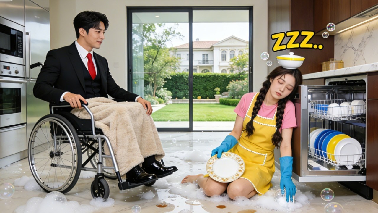 CEO는 장애인인 척하며 시골 여자를 시험했다—그런데 그녀가 그를 위해 요리하다 지쳐 싱크대 옆에서 잠든 것을 보고 사랑에 빠졌다!#drama