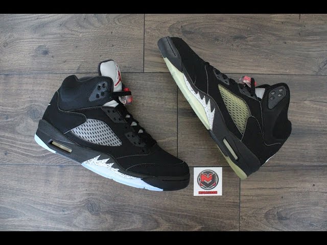 Air Jordan 5 Retro Black/ Metallic Silver 2016 