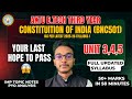 COI ONESHOT | CONSTITUTION OF INDIA | AKTU EXAM | BNC501|IMPORTANT TOPIC OF COI| CAMPUS CIRCUIT