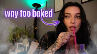a baked and spooky night alone