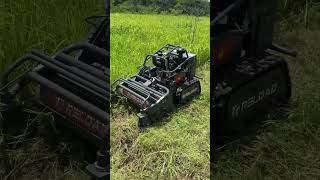 Máy Cắt Cỏ Trục Băm Điều Khiển Từ xa Reload RC 600 Động Cơ Diesel Quá Khỏe