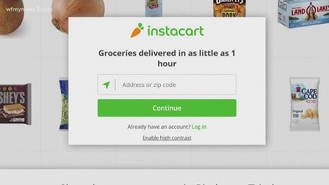 Instacart grocery shopping problems