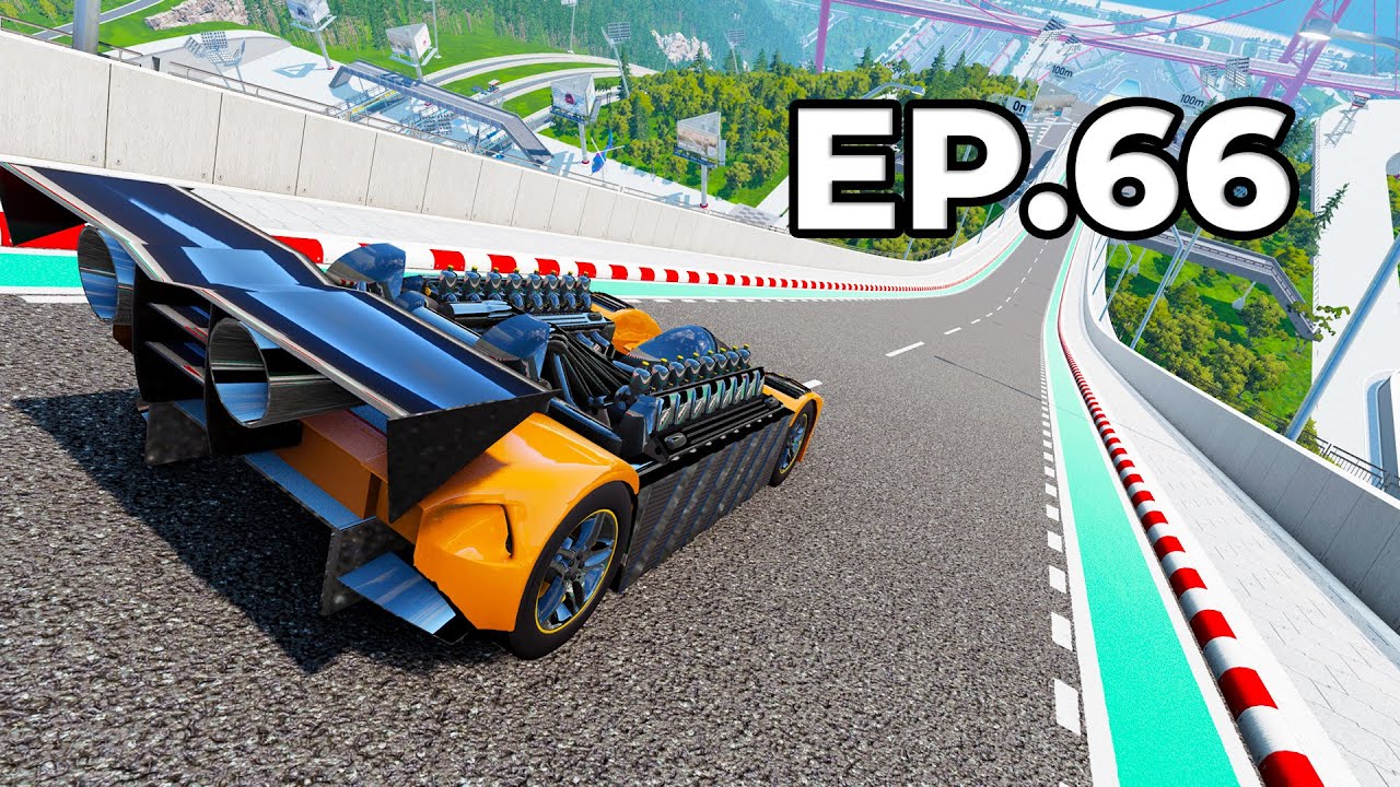 Which Automation Mod Can Fly The Furthest On The NEW Car Jump Arena? PART 66 - BeamNG Mods