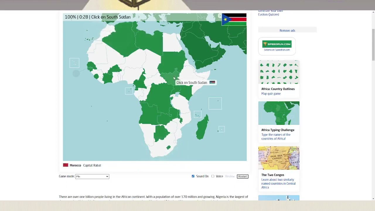 seterra africa 050 YouTube
