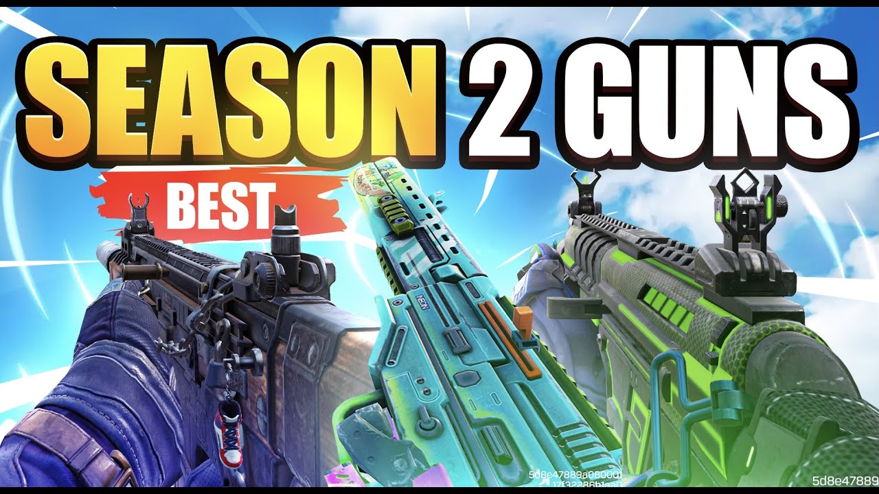 Top 5 BEST Guns Of Season 2 Cod Mobile (New update) 
