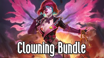 SMITE: Clowning Bundle - Cotton Candy Recall & Clowny Level-Up Skins