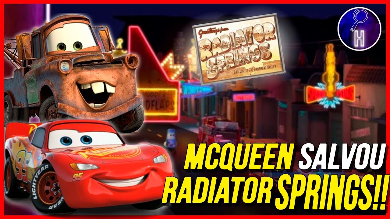 Ajude Relâmpago McQueen a criar sua própria Radiator Springs no game do  filme Carros 