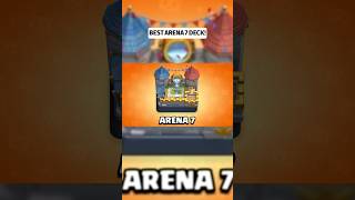 Celebrity #1 BEST DECK for ARENA 7 in Clash Royale! Profile