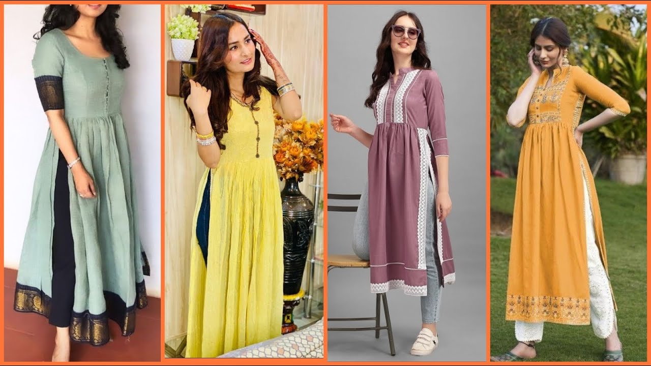 Trendy Naira cut Kurti latest collection | Naira cut dress design Ideas ...