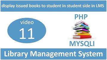 how to display issued books to student in student side in LMS