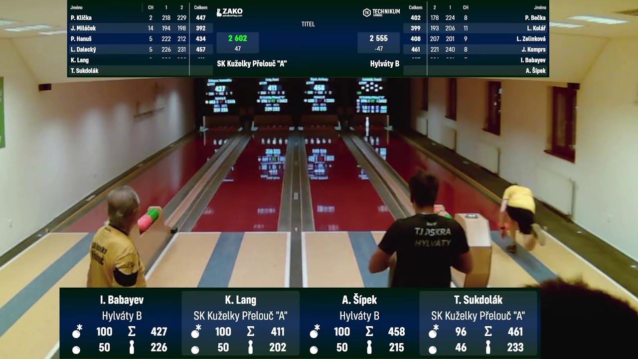 Přebor skupina I SK Kuželky Přelouč x Hylváty B