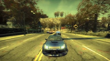 Need for Speed Most Wanted 2005 XBOX 360 Gameplay HD 2K - Races crossing over Radars KNOCK RUN