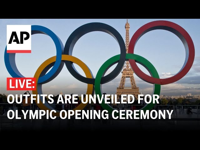 LIVE: Outfits for Paris 2024 Olympic Games opening ceremony are unveiled