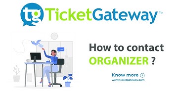 How to contact the organizer?🤔