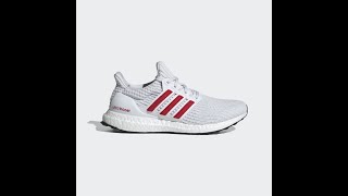 Adidas UltraBoost 4.0 DNA White Scarlet Men's Shoes (SKU: FY9336) BY Magic Man Inc