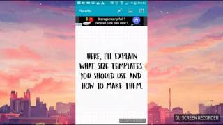 GRAPHIC TEMPLATE SIZES | How to make them | Wattpad Graphic Tutorials