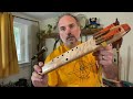 One-of-a-kind Quilted Maple Alternating Drone Flute in B Minor!