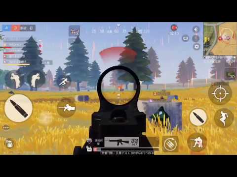 【荒野行動】iPhone勢2本指.m16onlyキル集part9