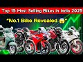 Top 15 Most Selling Bikes in India 2025 | Sales Numbers Revealed | Rider By SKF