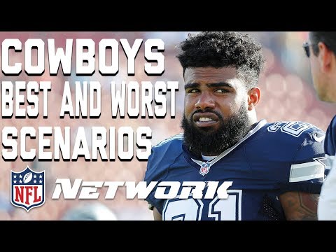Dallas Cowboys Best & Worst Case Scenarios Without Ezekiel Elliott | GMFB | NFL Network