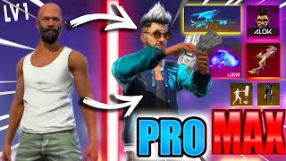 Free Fire NEW account to *PRO* 😱🔥 look how it became 💎BUYING 7500 DIAMONDS for SUBSCRIBER💎