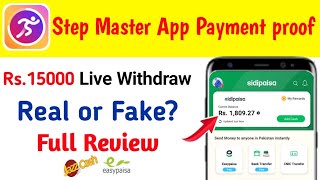 Step Master App Rs.15000 Live Withdraw | Step Master App Real or Fake | Step Master App screenshot 1
