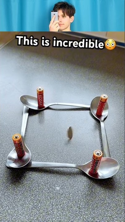 Spoon, Battery and Coin hack exposed. It works! experiment - YouTube