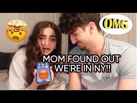 MOM CAUGHT US...WE'RE