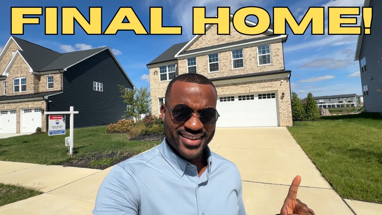 ПОСЛЕДНИЙ односемейный дом в НОВОМ жилом комплексе Мэриленда!