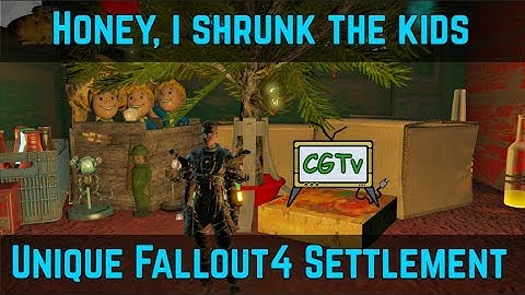 Honey I Shrunk the Kids-Most Unique Settlement Ever? Fallout 4 (Voiced)