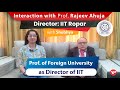 Iit ropar director prof rajeev ahuja professor of foreign university as director of iit ropar