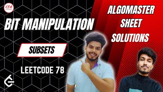 Bit Manipulation 10. SubsetsI | AlgoMaster Sheet | Leetcode 78 |
