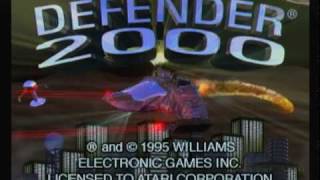 Defender 2000 Atari Jaguar Video Game Long Play 1995 Shooter Shmup