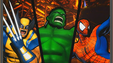 Ultimate Marvel vs Capcom 3 Hulk Wolverine Spider-Man arcade mode