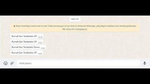 Cara Monitoring Perangkat Menggunakan MikroTik dan WhatsApp