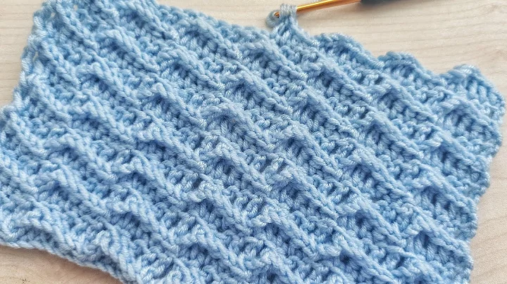 Create Stunning 3D Sea Wave Blanket: Easy Crochet Tutorial