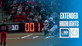 South Dakota State at Nebraska  | EXTENDED HIGHLIGHTS | Big Ten Softball | 03/05/2026