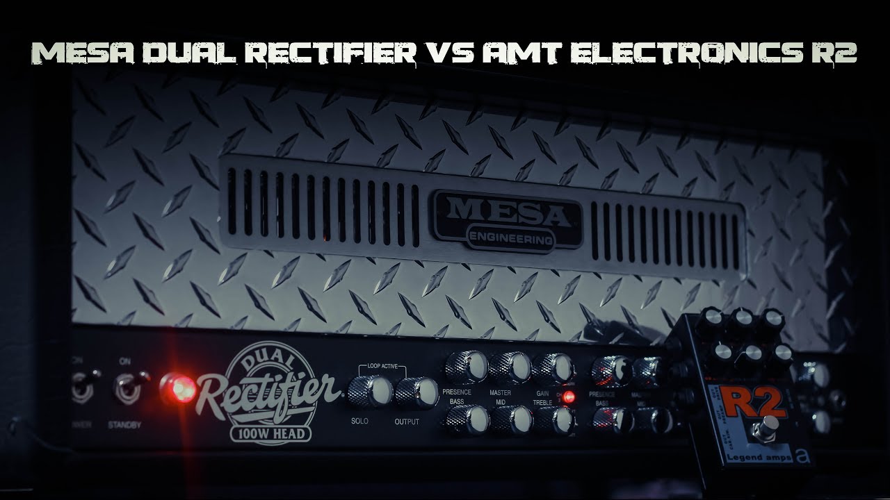 AMT Electronics P2 vs Peavey 5150 - 8 String Metal Test - YouTube