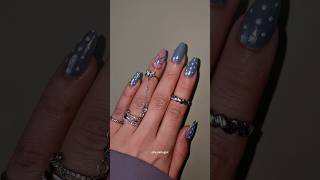 POLKA DOTS NAIL Hack🦋🩵🌸 #nails #nailinspo #polkadot #nailart #nailartist #nailtutorial #nailtrend